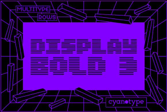 Beyond the Grid: The Bold Appeal of MultiType Rows Display Bold 3
