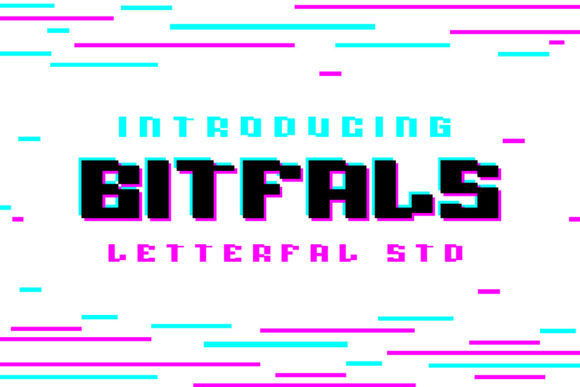 Bitfals: The Pixel Display Font for Bold Creative Projects