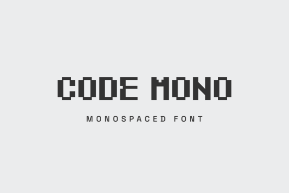 Code Mono: Your Go-To Pixel Font for Sharp, Techy Branding