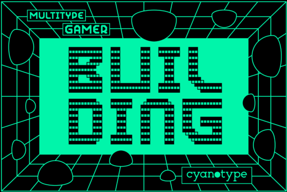 Gamer Building: A Pixel-Perfect Font for Bold Branding