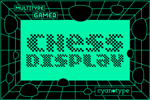 Gamer Chess: A Pixelated Font for Bold Digital Branding