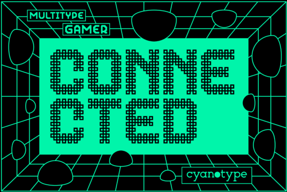 Gamer Connected: The Pixelated Typeface That Captures Digital Culture