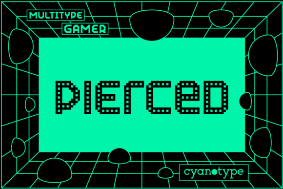 Gamer Pierced: A Pixel Font with Attitude
