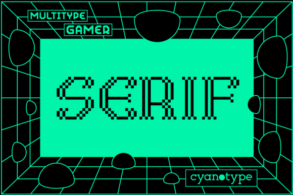 Gamer Serif: The Pixelated Display Font That Makes Your Designs Pop