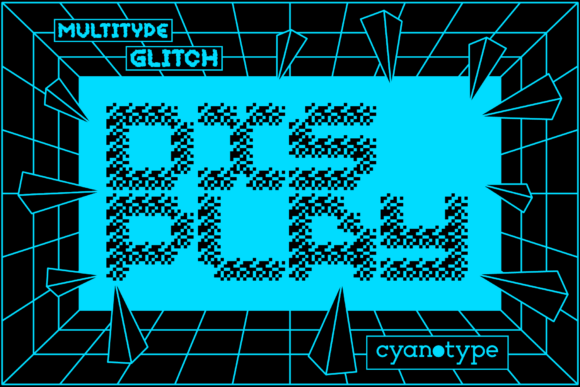 MultiType Glitch Display: Add Digital Edge to Your Designs