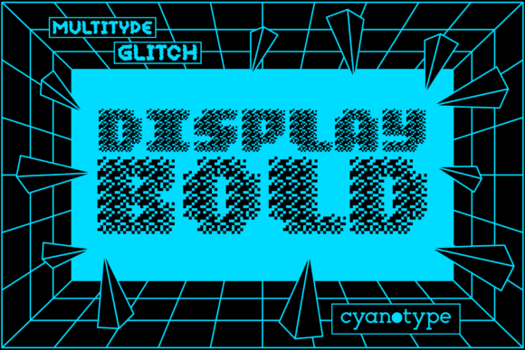 MultiType Glitch Display Bold: A Modern Typeface for Edgy Branding