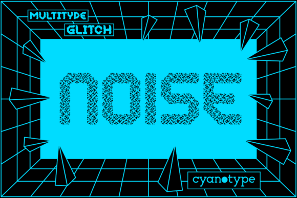 MultiType Glitch Noise: The Pixel Font with a Digital Edge