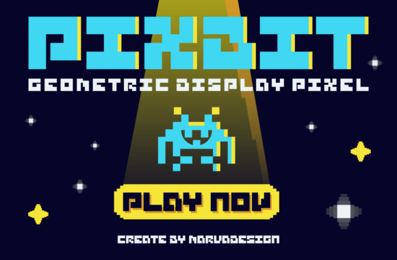 Pixbit: A Pixel Font That Feels Like Coming Home