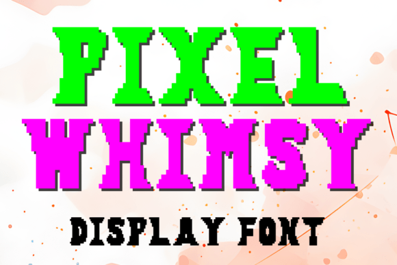 Pixel Whimsy: The Playful Font for Creative Projects