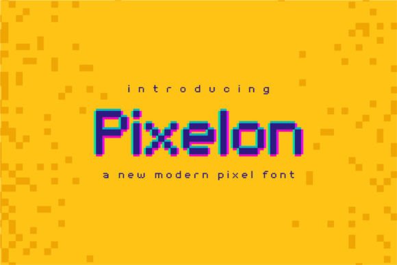 Pixelon: The 8-Bit Font Bringing Retro Charm to Modern Design