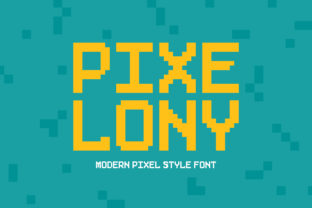 Pixelony: A Pixel Font That Feels Modern and Minimalist