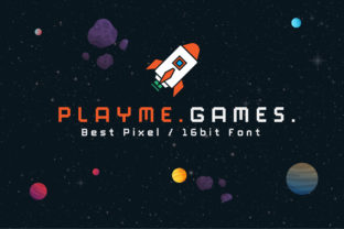 PlayMe.Games.: The Pixel Font Bringing Retro Charm to Modern Design