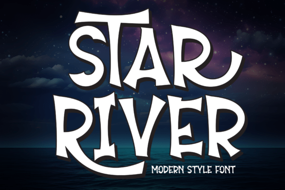 Star River: A Typeface That Captures Midnight Magic