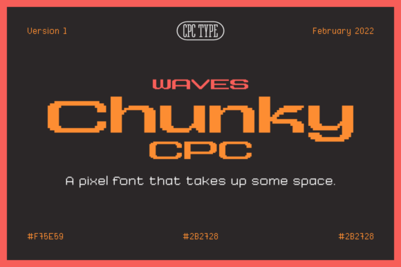 Waves Chunky CPC: A Retro Pixel Font for Modern Projects