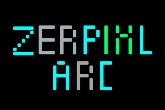 Zerpixl Arc: A Modern Take on Pixel Typography